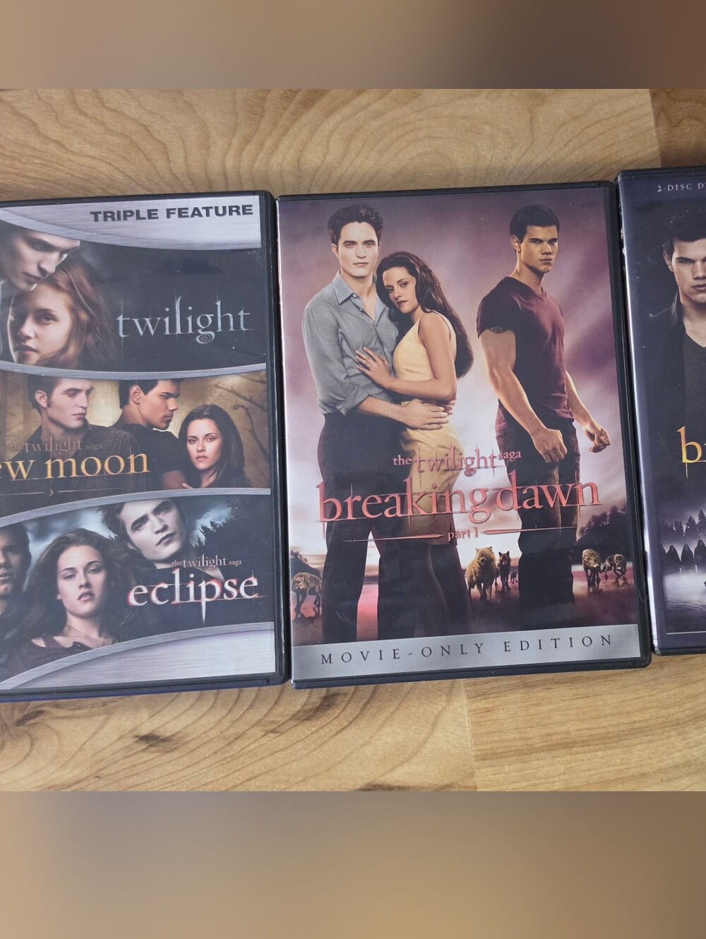 The Twilight Saga Complete 5 Movie DVD Bundle Lot